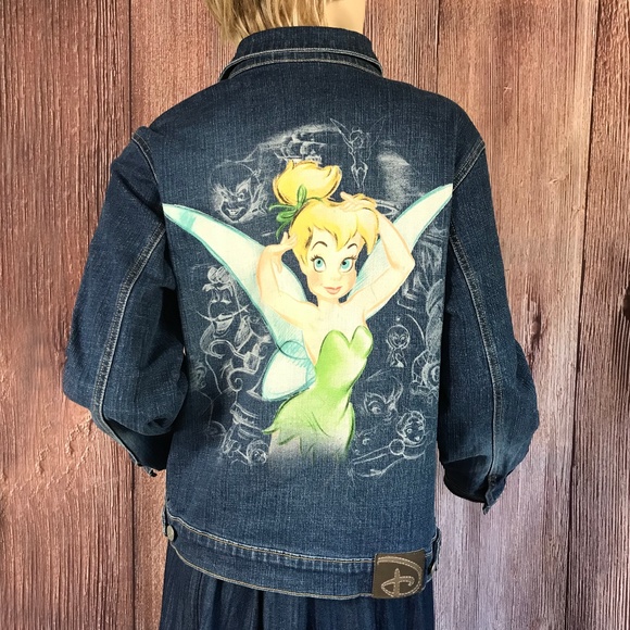 tinkerbell jean jacket